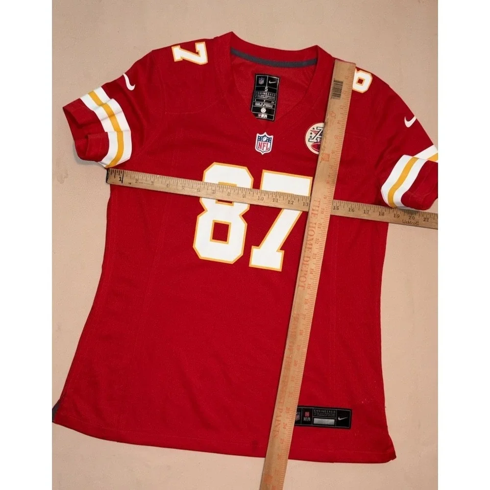 Travis Kelce #87 Kansas City Chiefs Nike Engineered NFL Jersey Red Woman's Small